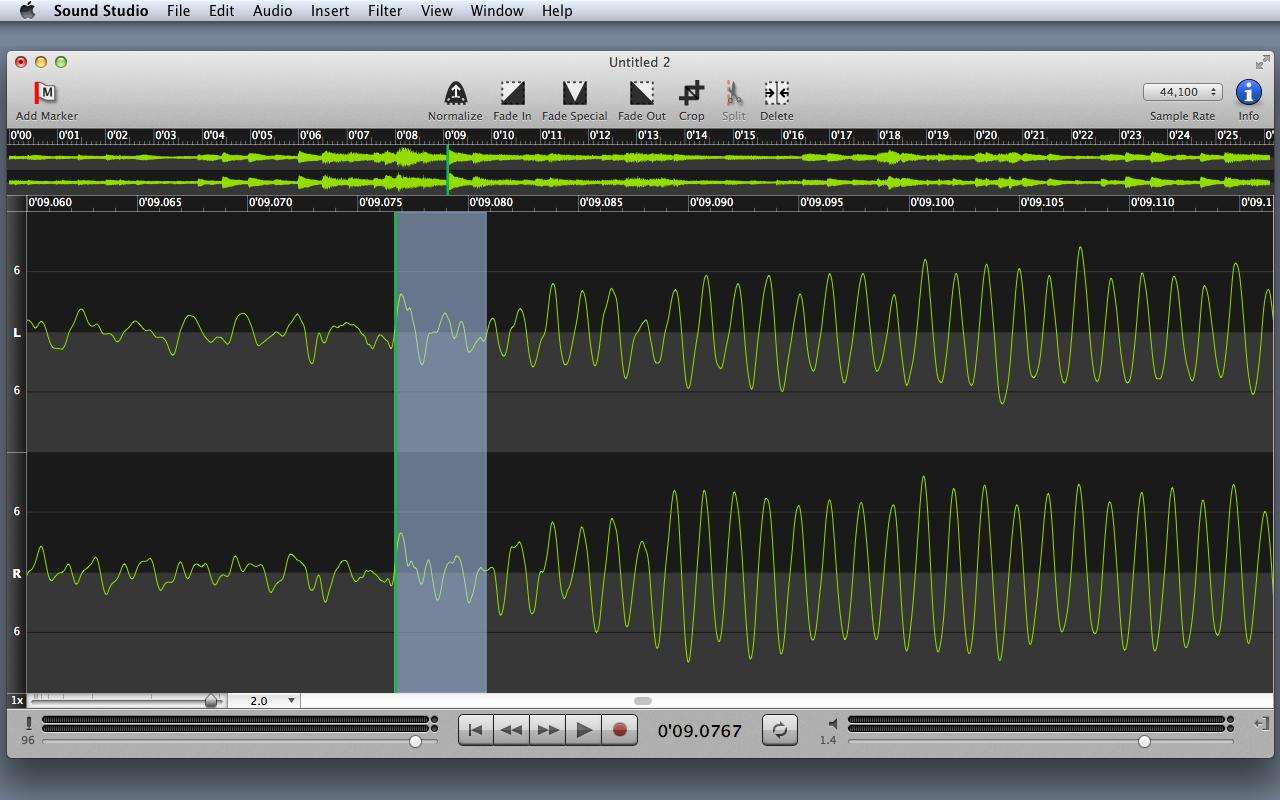 
        MAC音频软件Sound Studio免费版本（附激活码）  MAC破解软件  第1张