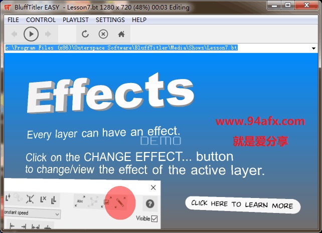 BluffTitler Ultimate 破解版|blufftitler（动画设计工具）v14免费版 附一键破解工具 标签2 标签1 WIN破解软件  第1张