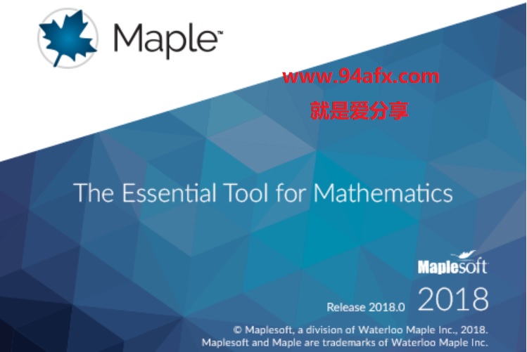 数学计算和模型分析工具Maplesoft Maple 2018 破解版（附破解文件） 标签2 标签1 WIN破解软件  第1张