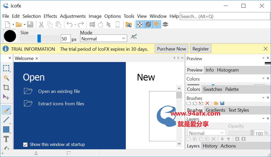 IcoFX(icon图标制作工具)|IcoFX v3.2.1破解版（附注册机） 标签2 标签1 WIN破解软件  第2张