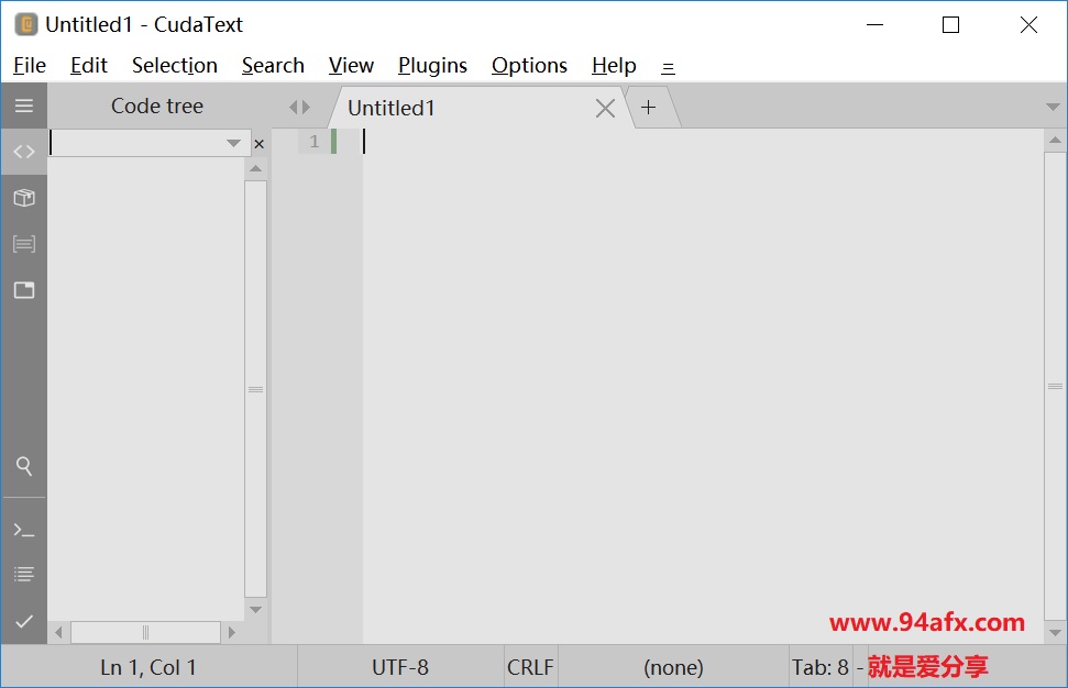 代码文本编辑器 CudaText v1.7.5 绿色破解版（免激活码）