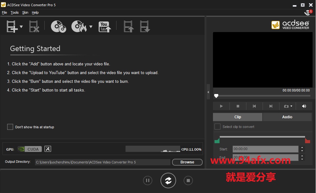 视频转换 ACDSee Video Converter Pro v5.0 破解版（附注册机） 标签2 标签1 WIN破解软件  第1张