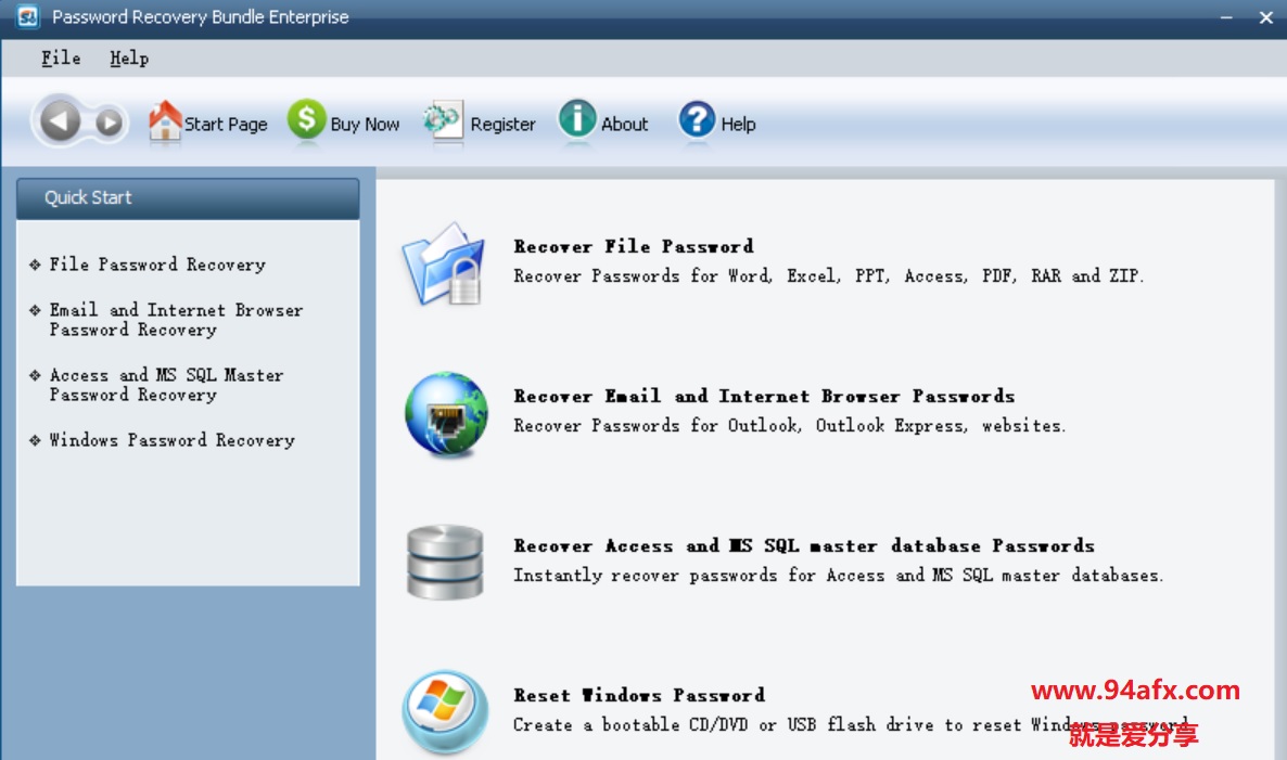 密码恢复工具Password Recovery Bundle Enterprise v8.2破解版（附激活码） 标签2 标签1 WIN破解软件  第1张