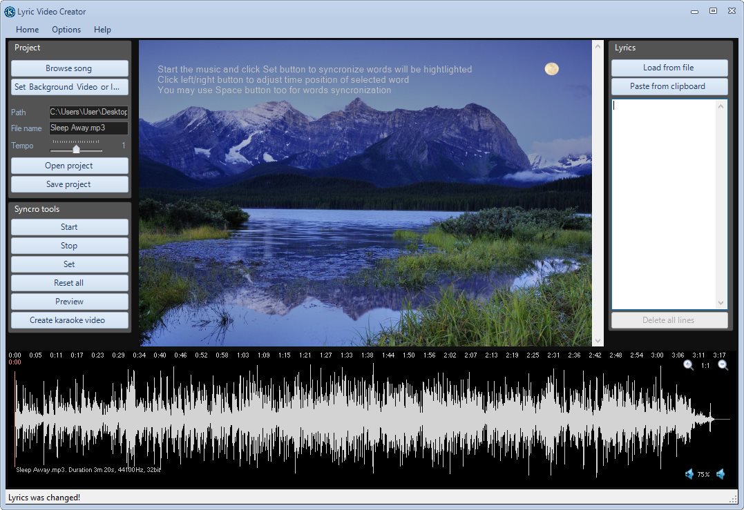 Lyric Video Creator v3.1.0免广告直装破解版下载 标签2 标签1 WIN破解软件  第1张