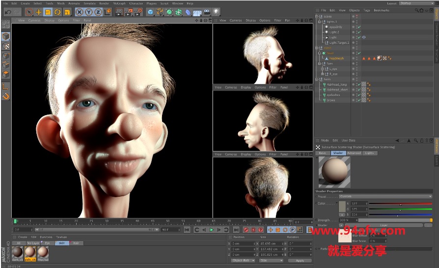 3D动画设计建模工具Maxon Cinema 4D Studio R20 中文破解版（附破解文件） 标签2 标签1 WIN破解软件  第1张